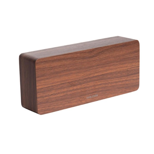Wecker "Tube" (Braun) von Karlsson by Present Time