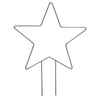Ib Laursen Stern mit Doppeltspieß - 25 cm
