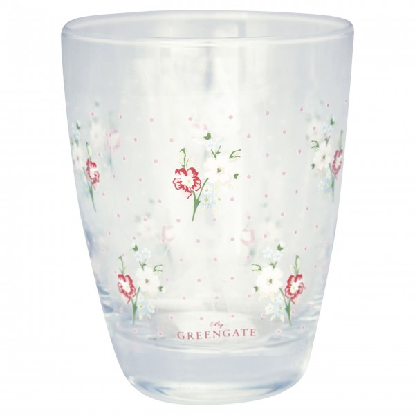 GreenGate Wasserglas "Eja" (White)