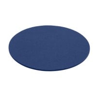 Filz-Untersetzer rund - 12 cm (Blau/Indigo) von HEY-SIGN