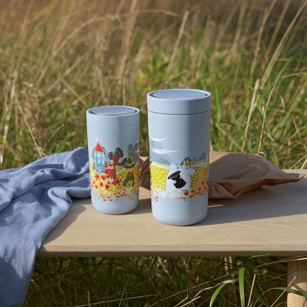 Stelton Thermobecher "To-Go Click - Moomin" - 200 ml (Blau)
