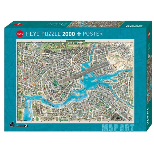 Puzzle "City of Pop" von HEYE