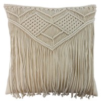 Kissenhülle "Shaggy" - 60x60 cm (Beige) von Hoff