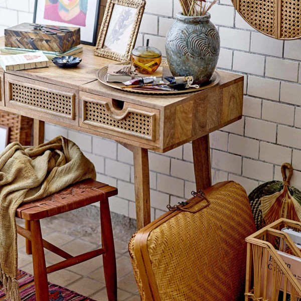 Bloomingville Decke "Thelma" - 150x125 cm (Gelb)