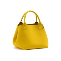 Filz-Einkaufstasche "Maxi" - 36x34x36 cm (Gelb/Curry) von HEY-SIGN