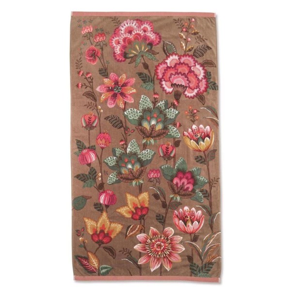 Pip Studio Strandlaken "Sunny side up" - 100x180 cm (Khaki)