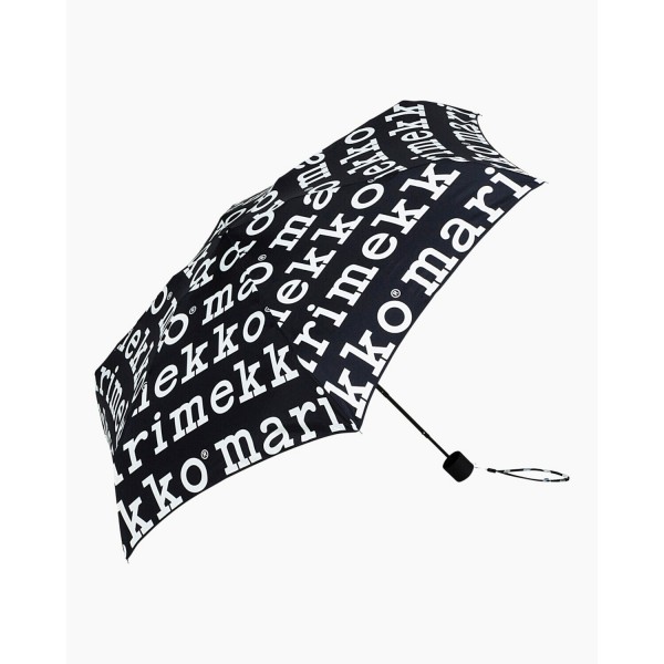 marimekko Taschen-Regenschirm "Marilogo" (Schwarz/Weiß)