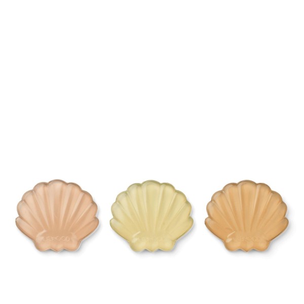 Lunchbox-Kühlelemente "Kayden - Seashell" im 3er-Set - 7x8 cm (Pale Tuscany Mix) von Liewood