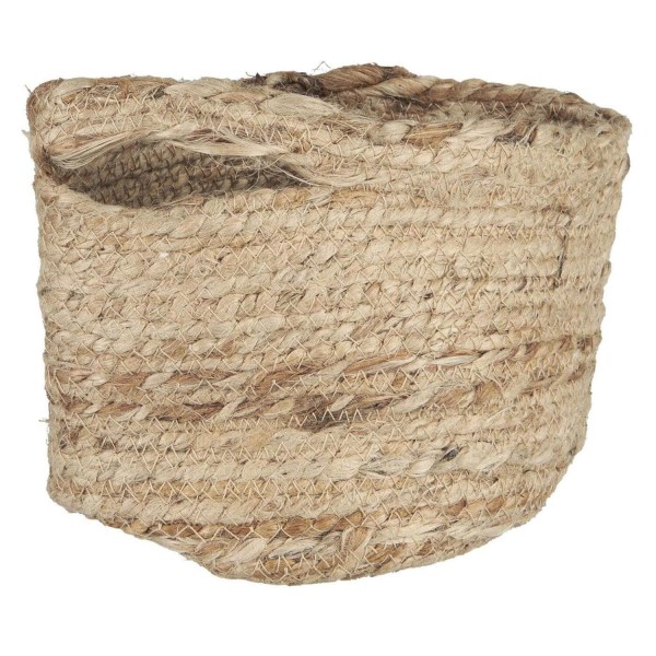 Ib Laursen Korb mit Henkel - 14x14 cm (Natur)