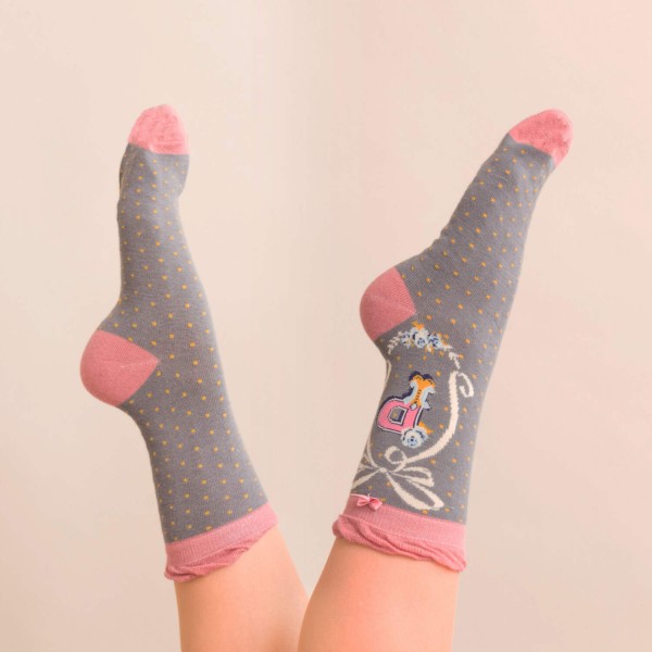 Powder Damen Socken "A-Z" - Buchstabe P