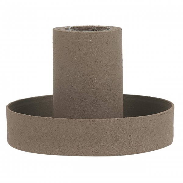 Ib Laursen Kerzenhalter - Rund Ø:5cm (Milky Brown)