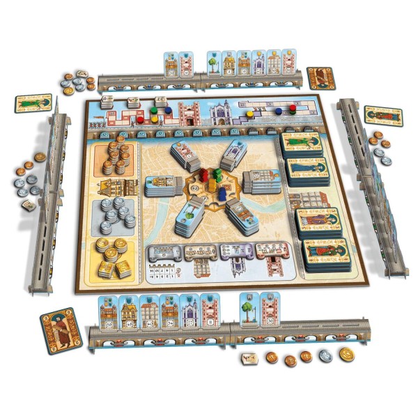 Gesellschaftsspiel "Old London Bridge" von Queen Games Gesellschaftsspiel "Old London Bridge" von Queen Games
