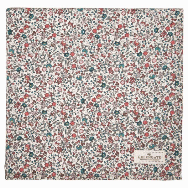 Für einen blumigen Tisch - die GreenGate Tischdecke "Miley" -150x150cm (White)