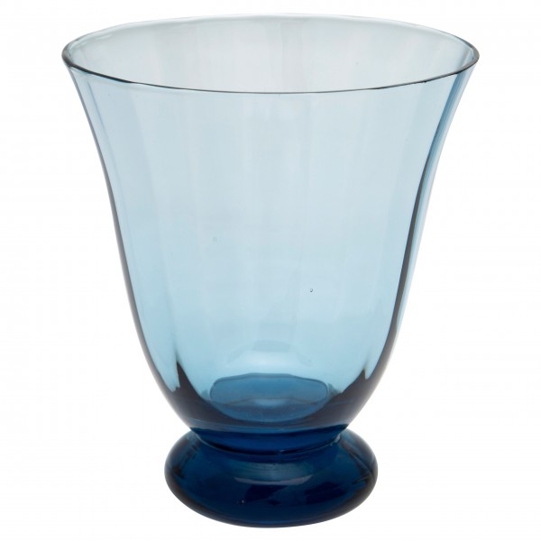 GreenGate Wasserglas (Blue) - mit rundem Fuß