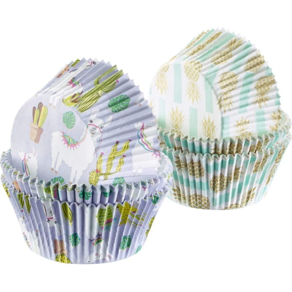 Die Muffinförmchen aus Papier "Lama/Ananas" von Westmark bringen Spaß beim Backen!