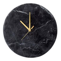 Bloomingville Wanduhr "Marble Jamin" (Schwarz)