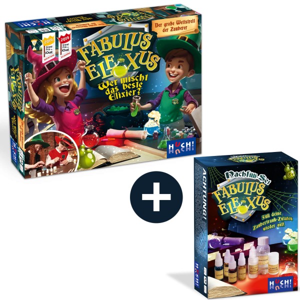 Kinderspiel-Set "Fabulus Elexus" + Nachfüll-Set von HUCH!