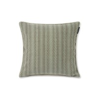 Kissenhülle "Zig Zag Printed" - 50x50cm (Grün/Beige) von Lexington