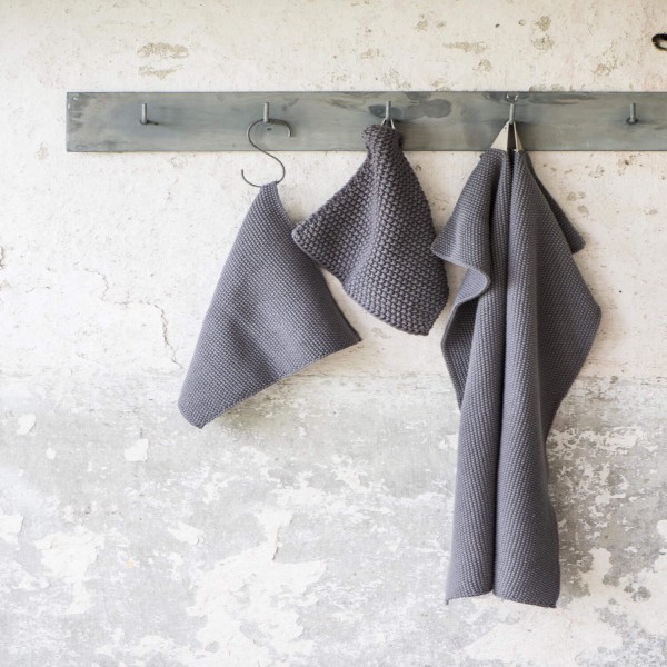 Ib Laursen Mynte-Textilien: Topflappen in Grau