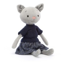 Jellycat Kuscheltier Katze "Coquette Cutie" (Grau)