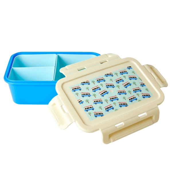 rice Lunchbox mit 3 Fächern "Cars" (Blau)