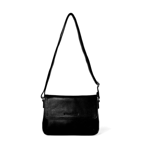 Sticks and Stones Tasche "Athens Bag" (Black) - Pflanzlich gegerbtes Rindsleder