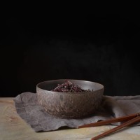 Poke Bowl Schüssel "Mangosteen" - 18 cm (Dunkelbraun) von ASA