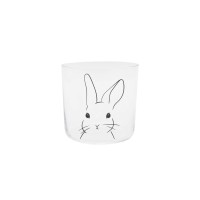 Trinkglas "Hase" - 350 ml (Schwarz) von Eulenschnitt