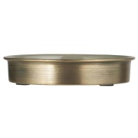Ib Laursen Kerzenhalter Tablett - ?14,3 cm (Grau/Gold)