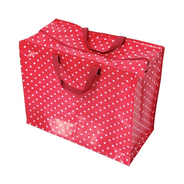 Große, rote Tasche zum Einkaufen, Verstauen und Aufbewahren!