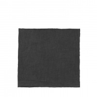 blomus Leinen-Serviette "Lineo" (Schwarz)