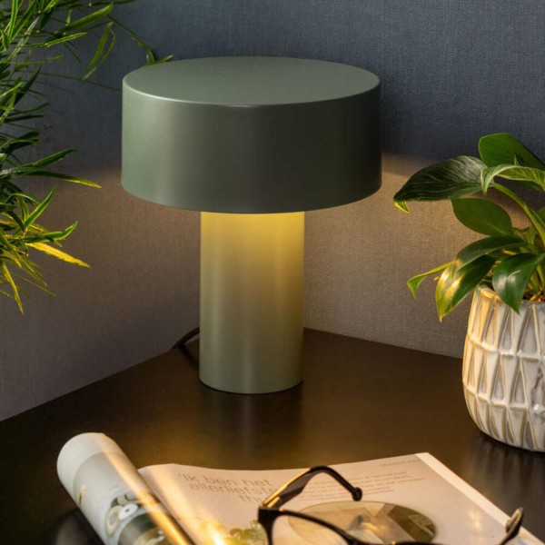 Tischlampe "Tubo" - 23cm (Grün) von Leitmotiv by Present Time