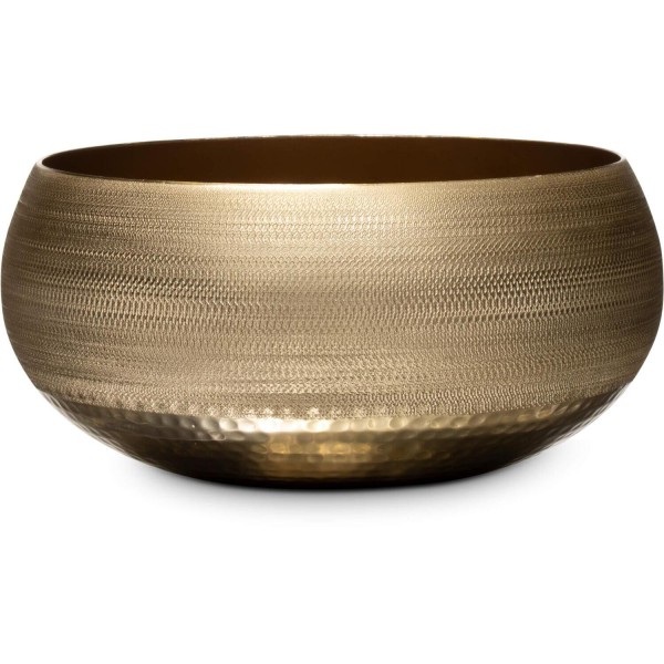 Deko-Schale "Hoop - Deluxe" - ø 25 cm (Champagner/Gold) von fleur ami