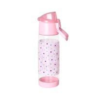 rice Kindertrinkflasche "Flower Print" (Pink)