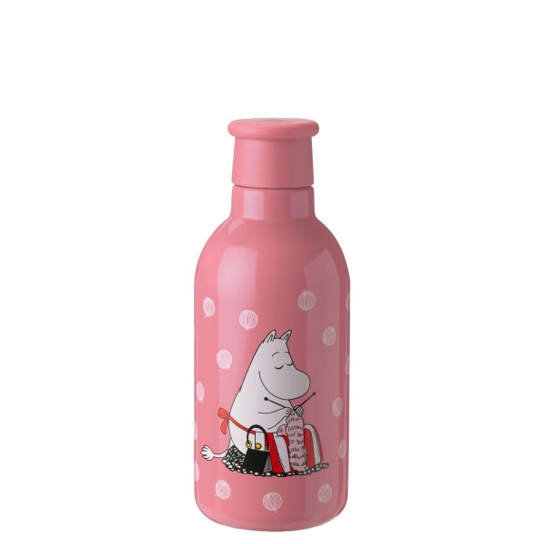 Isolierflasche "DRINK-IT - Moomin" - 0,5 l (Knitting) von Stelton Rig-Tig