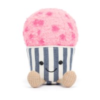 Jellycat Kuscheltier Eisbecher "Amuseable" - 16 cm (Rosa)