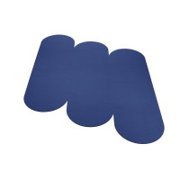 Filz-Teppich "Graphics" - 140x200cm (Blau/Indigo) von HEY-SIGN