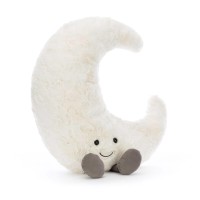 Jellycat Kuscheltier Mond "Amuseable" - 39 cm (Weiß)
