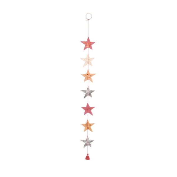 Sternenkette "Winterliebe" (Rot/Silber) von Good old friends.