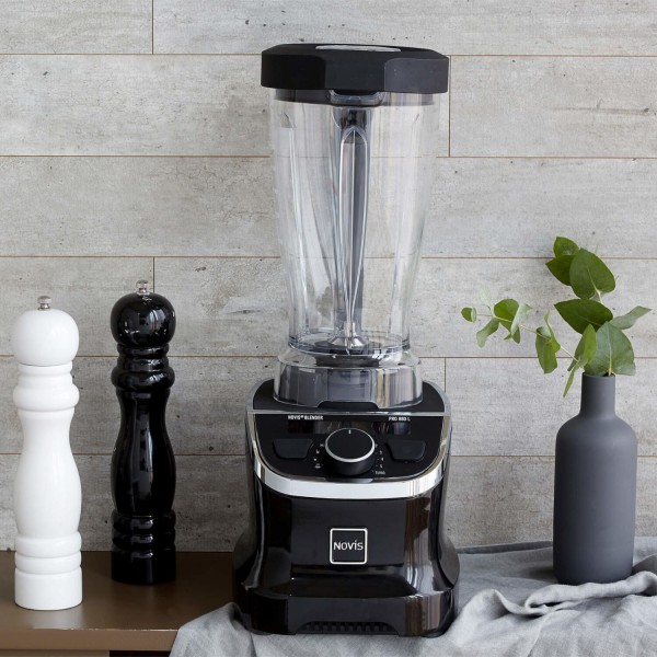 Novis ProBlender 800L "Iconic Line" in Schwarz mit App-Logo
