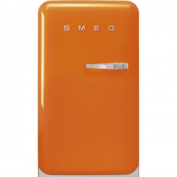 smeg Kühl-/Gefrierkombi FAB10 "50's Retro Style" (Orange) Tür links
