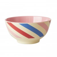 rice Melamin Schale "Candy Stripes" - Medium