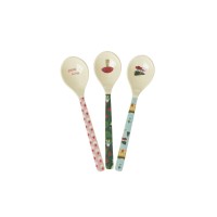 rice Melamin Teelöffel "Xmas" im 3er-Set - 14,5 cm (Bunt)