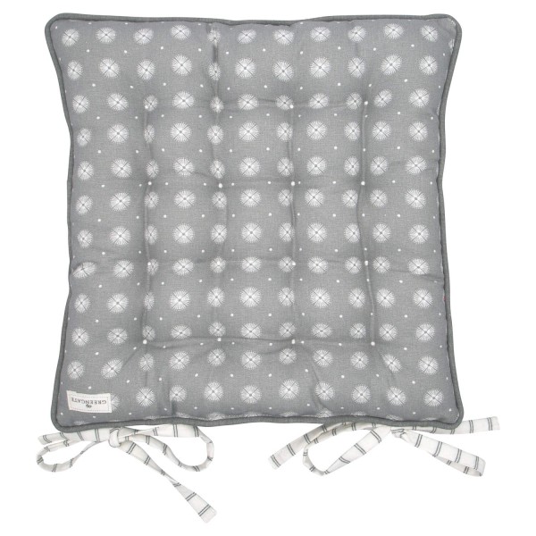 GreenGate Sitzkissen "Saga" (Warm Grey)
