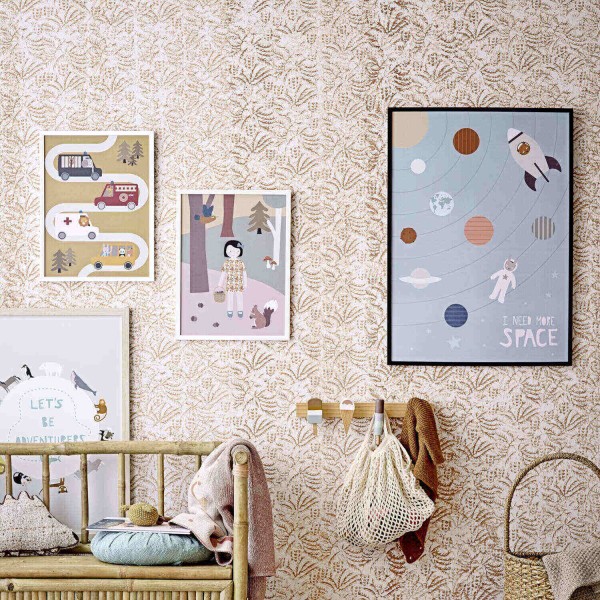 Niedliches Kinderbild mit Rahmen von Bloomingville