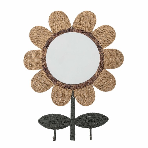 Bloomingville MINI Spiegel "Nabiya" - 56x74cm (Natur/Grün)