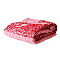 rice Quilt mit Stickerei - 250x225 cm (Pink)