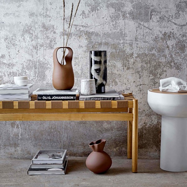 Bloomingville Stein-Vase "Nica" (Braun)