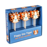 Partykerzen "Ziggy the tiger" von Rex LONDON