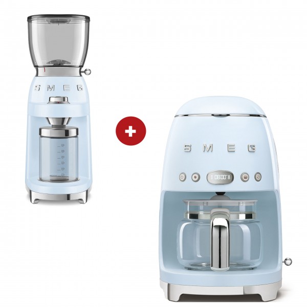 smeg Filter-Kaffeemaschine mit smeg Kaffeemühle